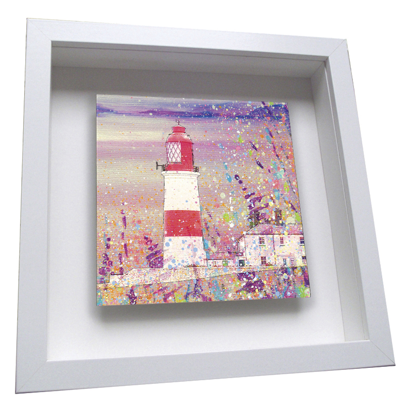 Souter Lighthouse - Framed Tile